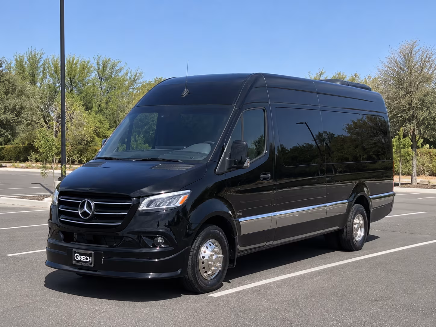 Tyler Airport Shuttle & Transportation party bus exterior