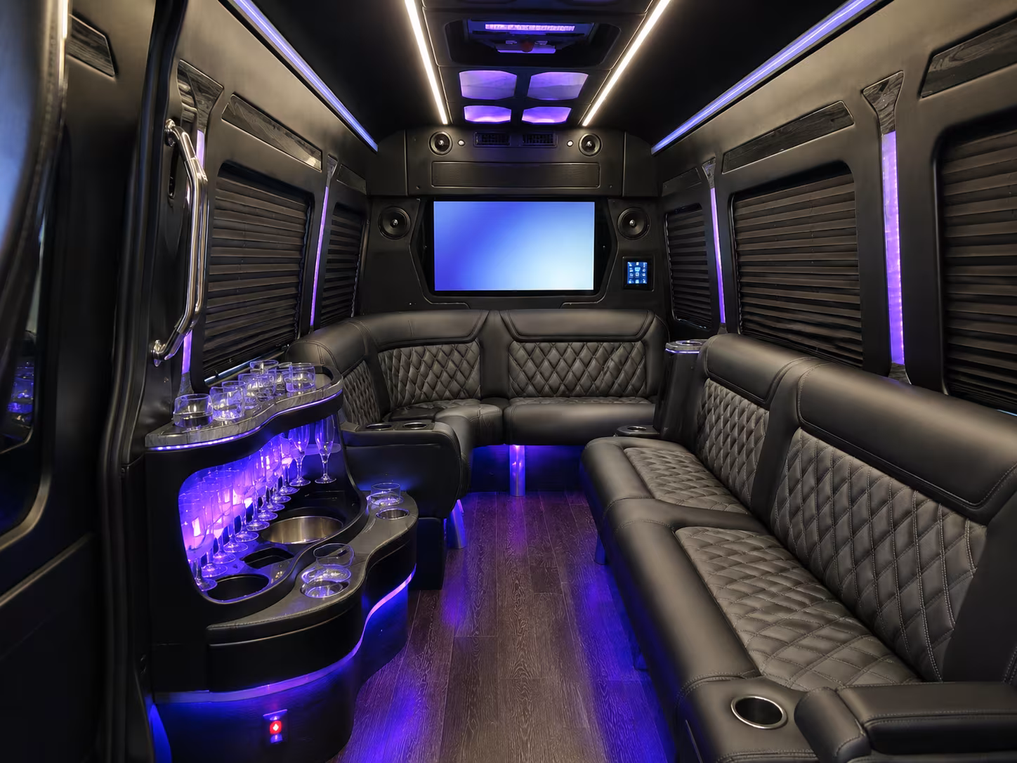 Tyler Airport Shuttle & Transportation onboard seating