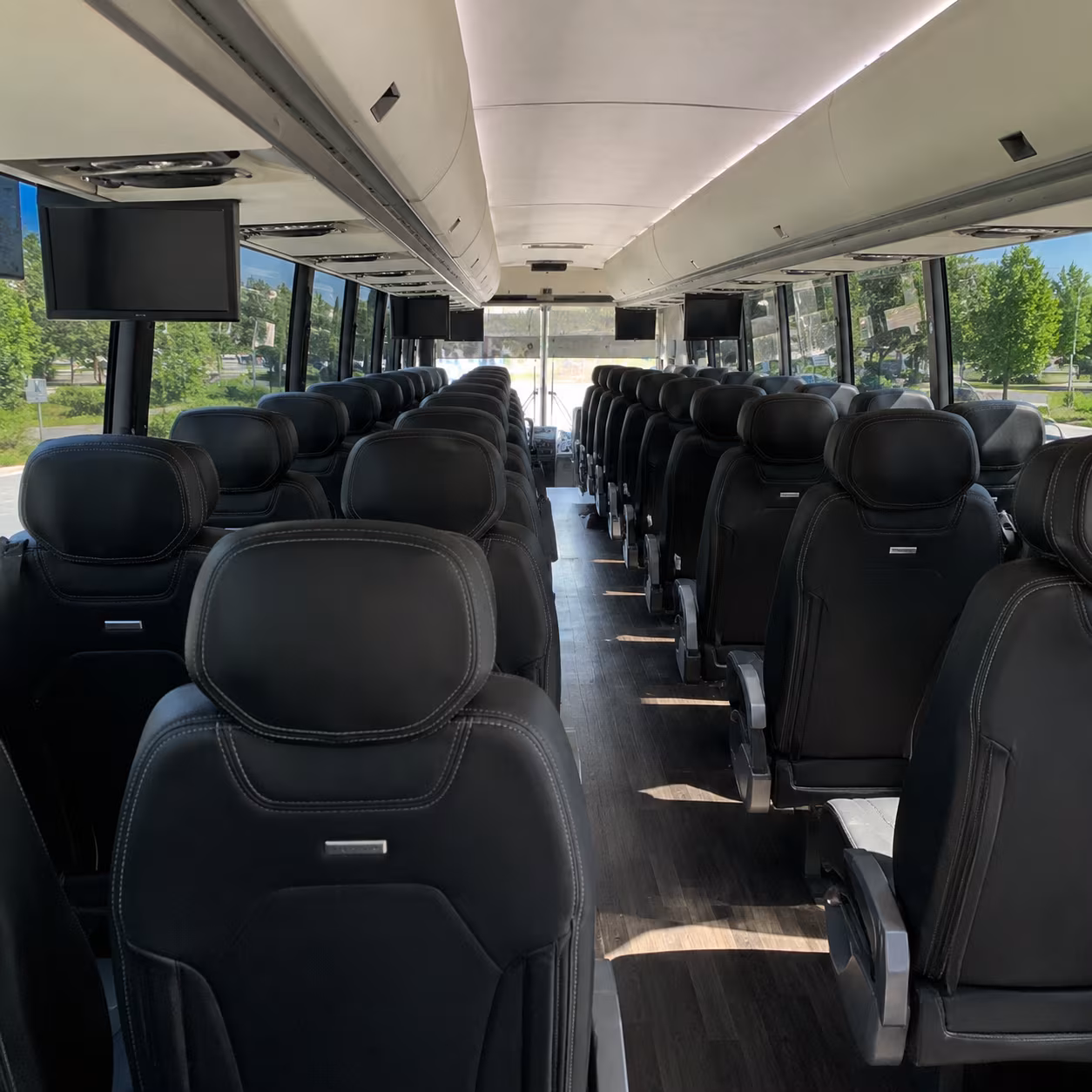 Tyler Airport Shuttle & Transportation party bus interior