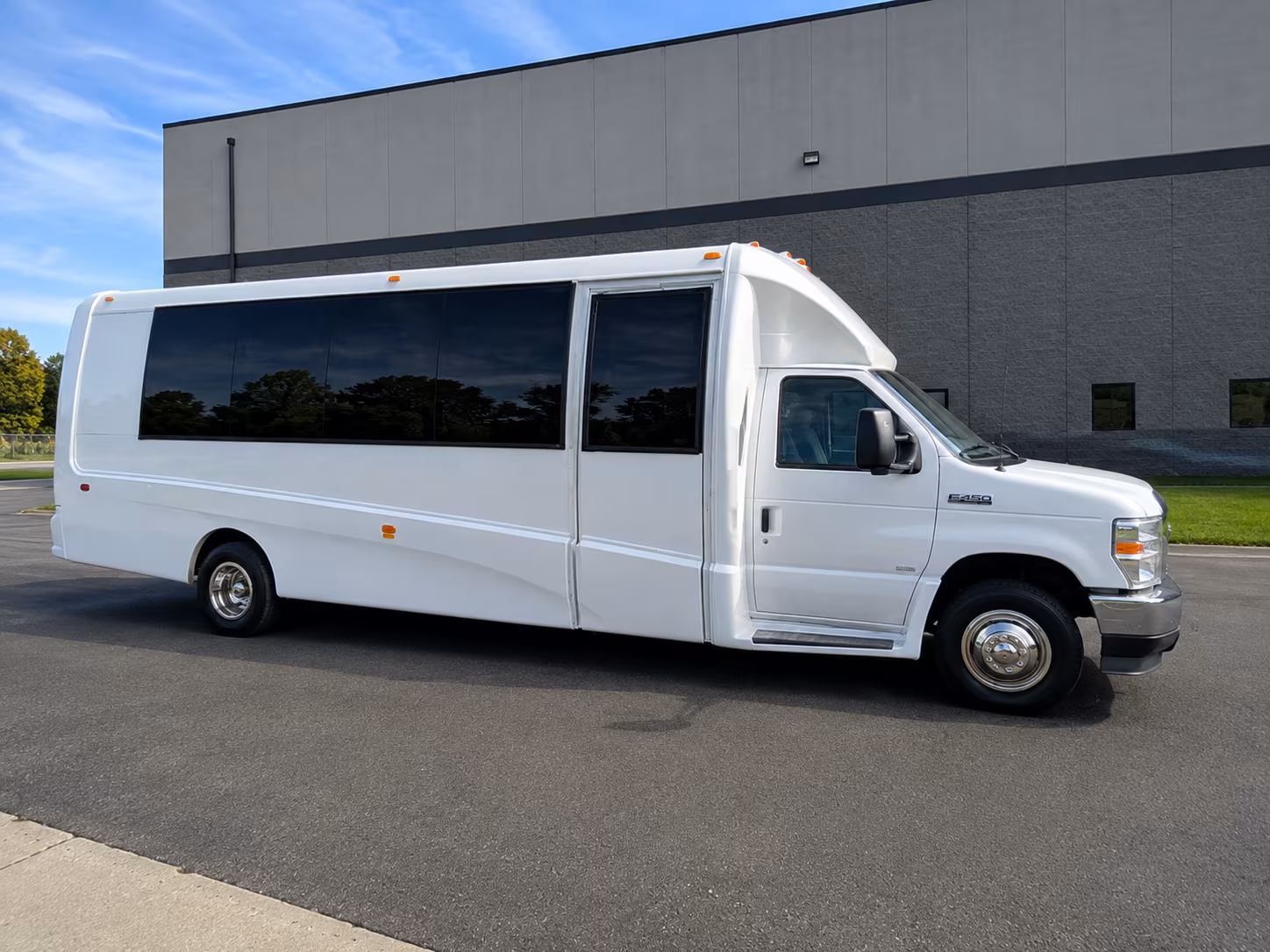 Tyler Airport Shuttle & Transportation party bus exterior