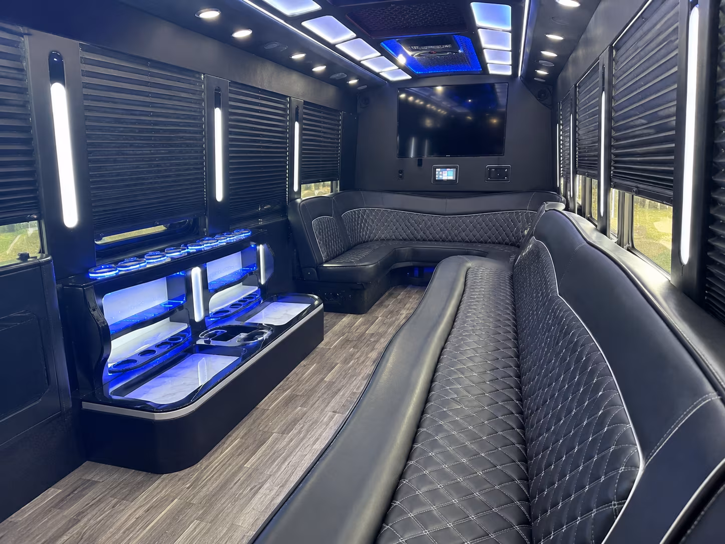 Tyler Concert & Music Festival Transportation party bus exterior