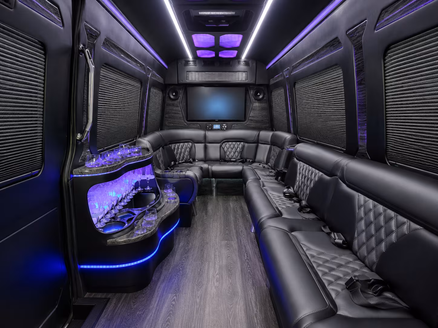 Tyler Corporate Transportation party bus exterior
