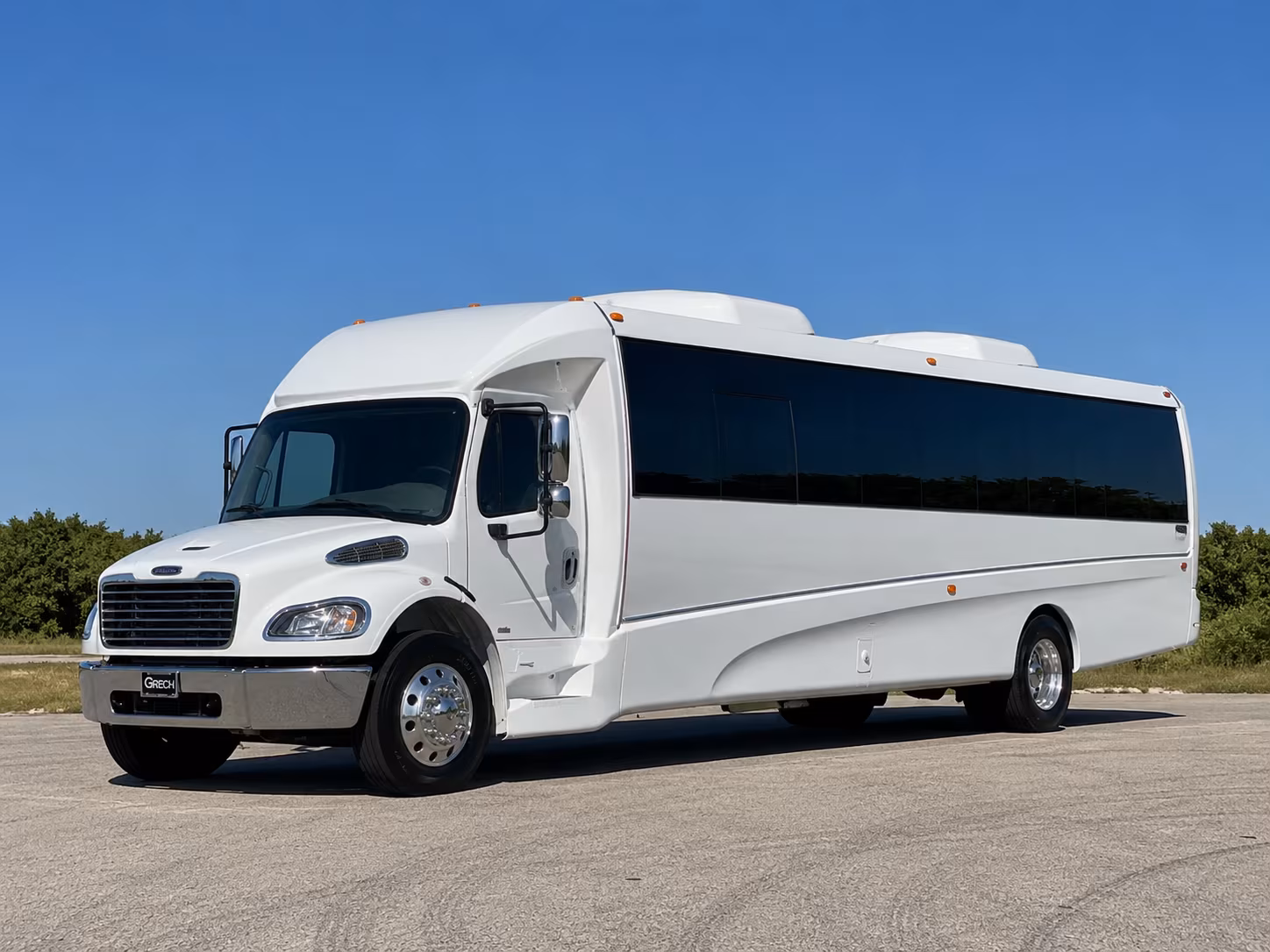 Tyler Private Event Transportation party bus exterior