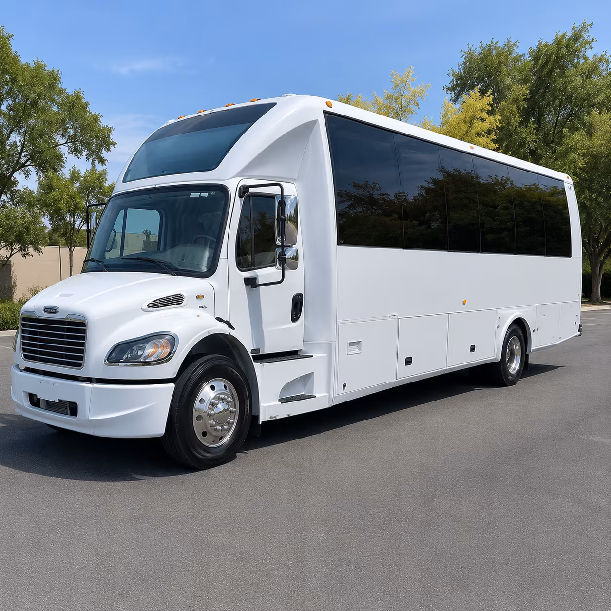 Tyler Private Event Transportation party bus exterior