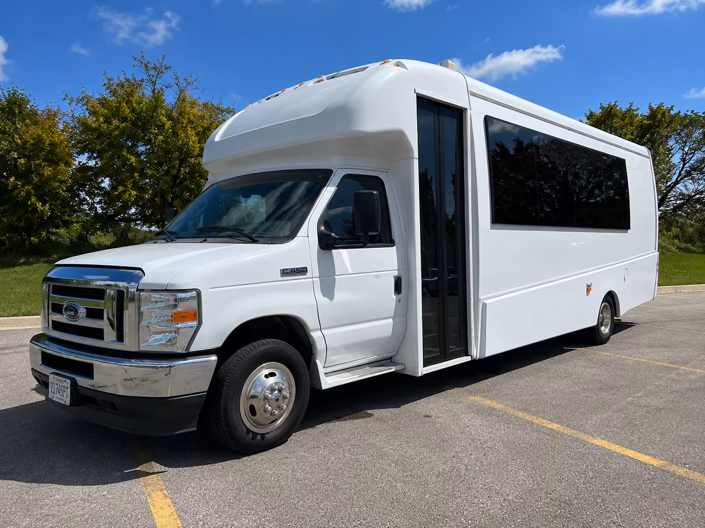 Tyler Private Event Transportation party bus exterior
