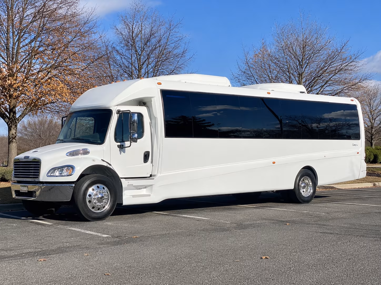 Tyler Prom & Homecoming Transportation party bus exterior