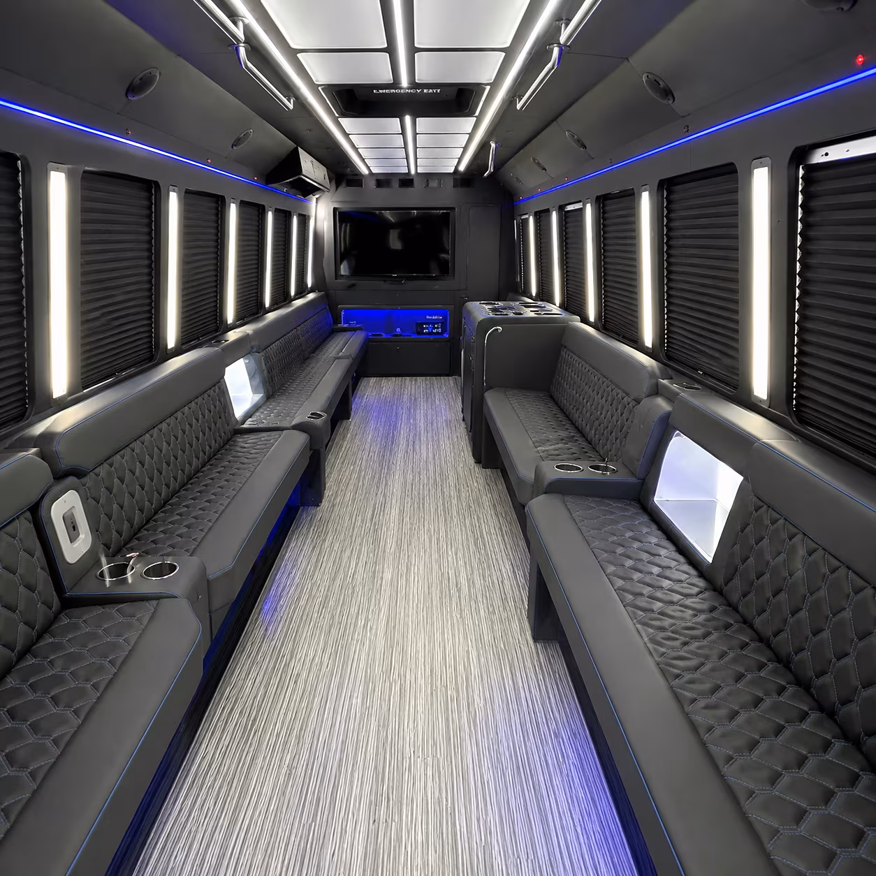 Tyler Prom & Homecoming Transportation onboard seating