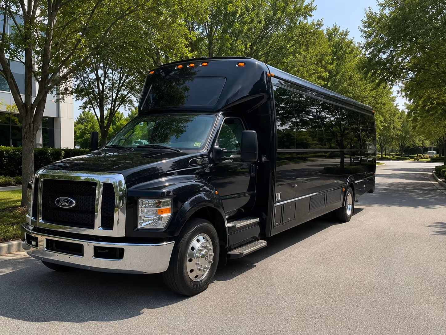 Tyler Prom & Homecoming Transportation party bus interior