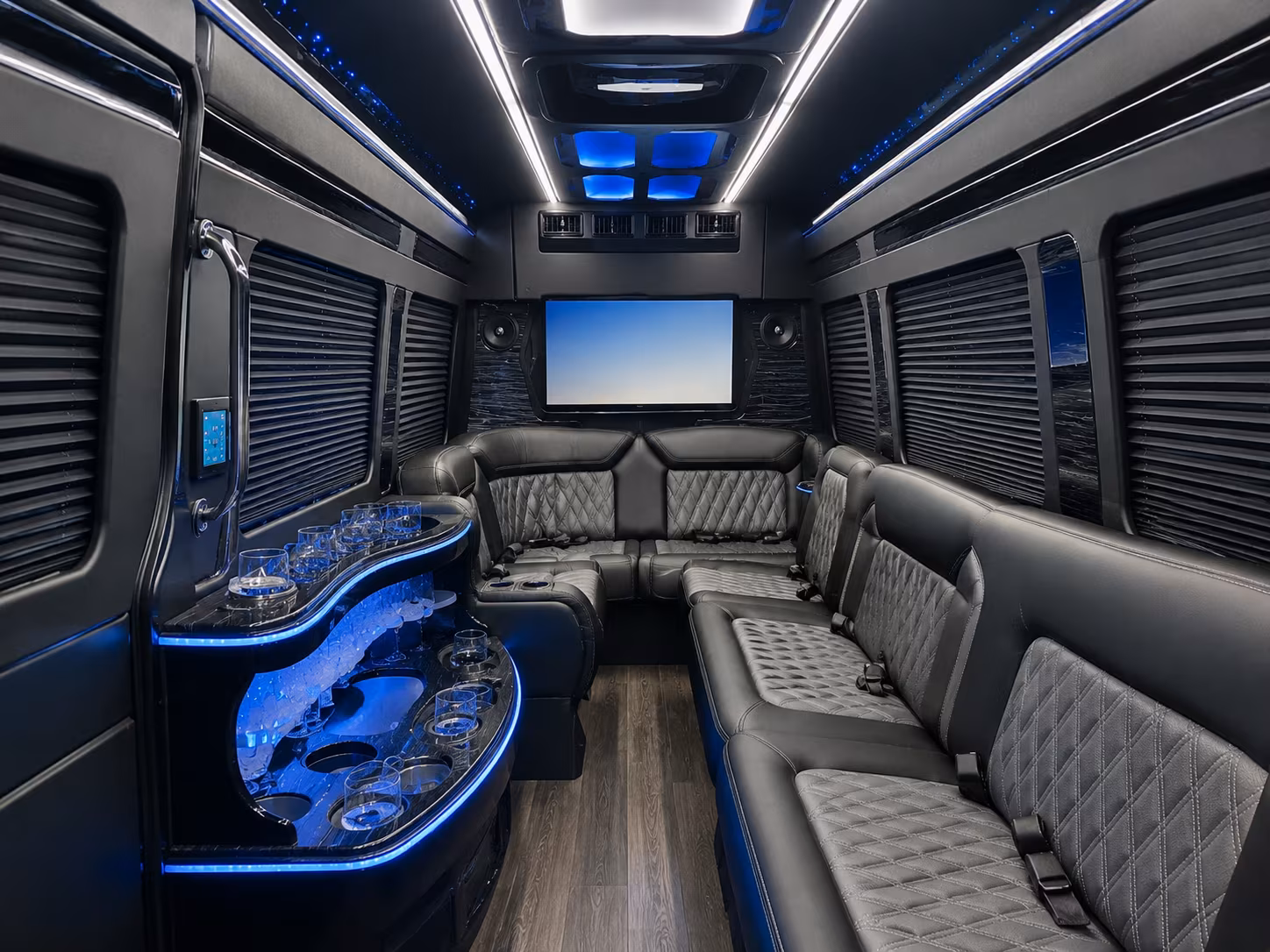 Tyler School Event Transportation onboard seating