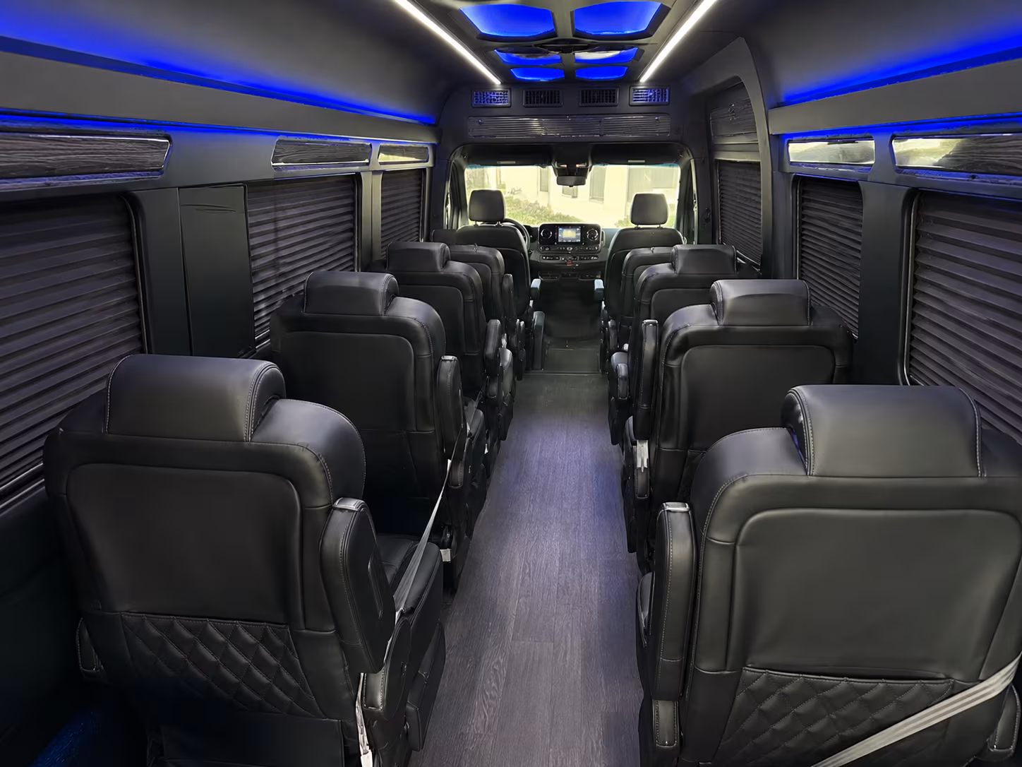 Tyler School Event Transportation party bus exterior
