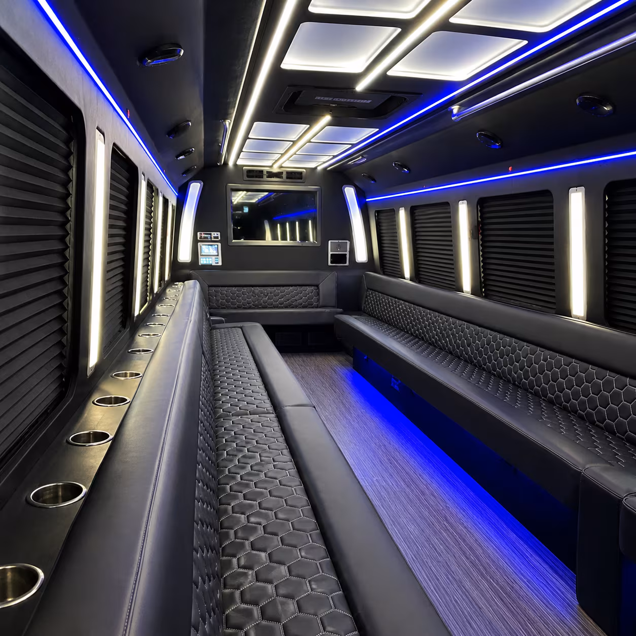 Tyler Sporting Event Transportation party bus exterior