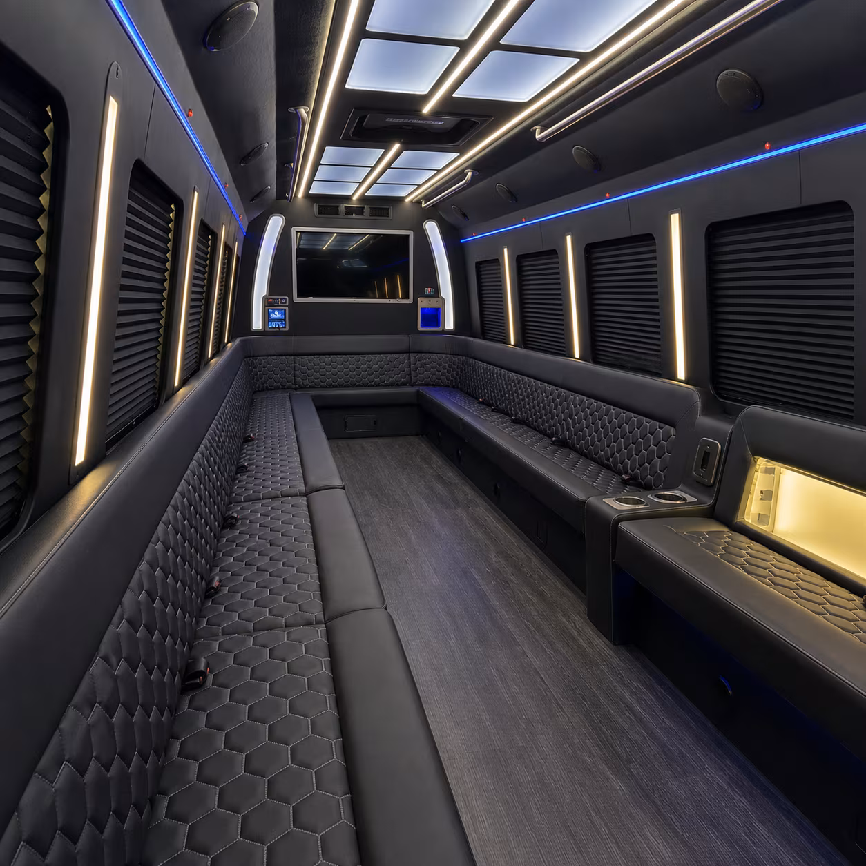 Tyler Sporting Event Transportation party bus exterior