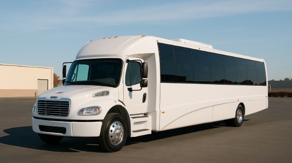 Exterior of Tyler Party Bus Company's 20 Passenger Party Bus in Dallas