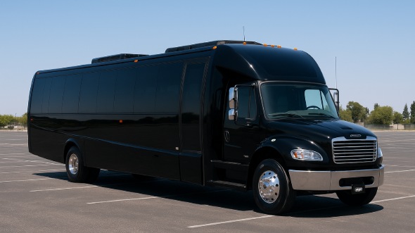 Exterior of Tyler Party Bus Company's 28 Passenger Party Bus in Wylie