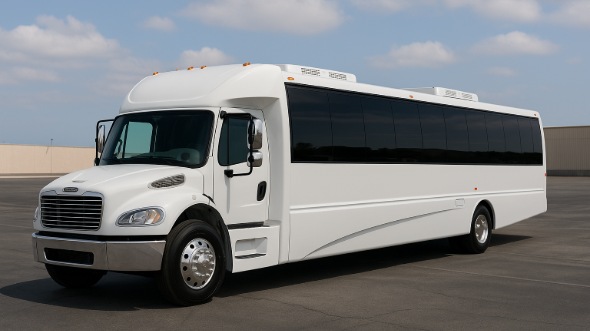 Exterior of Tyler Party Bus Company's 30 Passenger Party Bus in Dallas