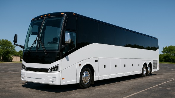 Exterior of Tyler Party Bus Company's 50 Passenger Party Bus in Bossier City