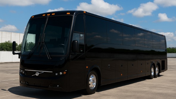 Exterior of Tyler Party Bus Company's 50 Passenger Party Bus in Shreveport