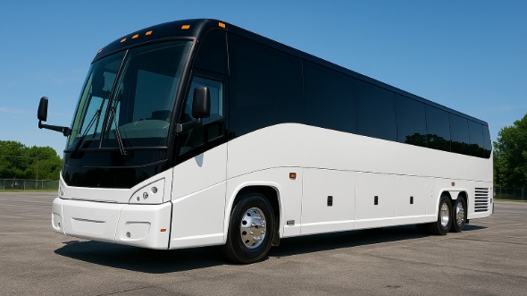 Exterior of Tyler Party Bus Company's 50 Passenger Party Bus in Tyler